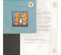 REMBRANDTS - JUST THE WAY IT IS BABY 7" (45) GERMAN ATCO 1991 WITH PRESS RELEASE B/W NEW KING (7567988407) PRO STICKERED PIC SLEEVE