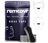 Remcovr Nasal Strips for Breathing - 30 Nose Breathing Strips for Enhanced Oxygen Intake - Strong Adhesive Nasal Strips for Snoring - Breathing Nose Strips - 1 Month Supply - Nose Strips for Breathing