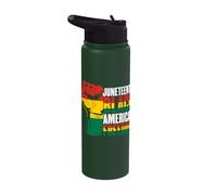 Remebering My Roots Celebrating Juneteenth Stainless Steel Insulated Water Bottle