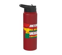 Remebering My Roots Celebrating Juneteenth Stainless Steel Insulated Water Bottle