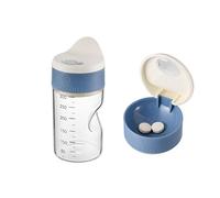 REMEDIC Medicine Cup with Pill Dispenser Lid - BPA-Free Medication Organizer for Seniors - Arthritis-Friendly, Easy-to-Use Pill Box and Water Cup - Ergonomic Design for Elderly Care and Independence