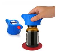 Remedic One-Hand Pill Bottle Opener with Non-Slip Mat - Easy Open Medicine Bottles for Weak Hands & Arthritis - Magnifier & LED Light for Clear Labels - Easy Grip Daily Living Aid