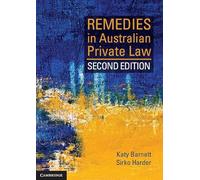 Remedies in Australian Private Law