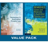 Remedies in Australian Private Law VALUE PACK 2 2 Volume Paperback Set : 3ed Remedies in Australian Private Law and 1e Remedies Cases and Materials in Australian Private Law