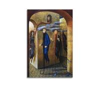 Remedios Varo Painter Masterpiece Poster Hairy Locomotion Surrealist Art Posters Wall Art Scroll Canvas Painting Picture Living Room Decor Home 12x18inch(30x45cm)