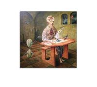 Remedios Varo Painter Work Poster Creation of The Birds-1 Canvas Wall Art Picture Prints Hanging Photo Idea Decor Homes Artworks 24x24inch(60x60cm)