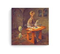 Remedios Varo Painters' Works「Creation of The Birds」Poster Home Decor Wall Art Hanging Picture Print Bedroom Decorative Paintings Room Aesthetic 16x16inch(40x40cm)