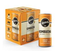 Remedy Kombucha Ginger Lemon 4 x 330ml