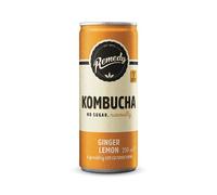 Remedy Kombucha Ginger Lemon 250ml Can (Pack of 12) 20251C12005