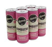 Remedy Kombucha Org CANS Raspberry Lemonade, 250 ml (6)