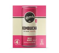Remedy Wild Berry Kombucha 4x 330ml