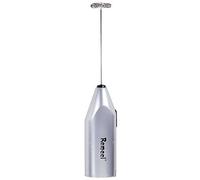 Remeel Handheld Milk Frother with Stainless Steel Whisk, Portable and Powerful Foam Maker for Morning Coffee, Latte, Cappuccino, Hot Chocolate (Silver)