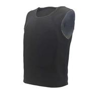 REMEK Military Tactical Bulletproof Vest, IIIA Level Body Armor Front And Back Armor Proof Vest Anti Knife Stab Concealed T-Shirt Self-Defense Clothing Bullet-proof For Men Women (Black, M)