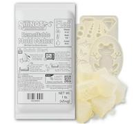 Remeltable Silicone Mold Making Kit 16oz. - Translucent - Easier Than Silicone Mold Maker. Reuse 35x, Non-Toxic, Food-Contact Safe for Plaster, Resin, Epoxy, Wax & Soap Mold