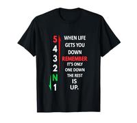 Remember 1 Down 5 Up Motorcycle Shift Pattern T-Shirt