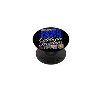 REMEMBER 1865 Celebrate Juneteenth Patriotic Design PopSockets Adhesive PopGrip
