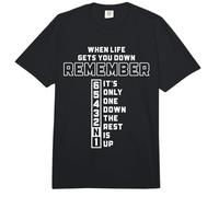 Remember 65432N1 One Down Rest Up Quote Bikers Comfort Colors Adult Heavyweight T-Shirt