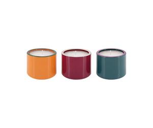 Remember Candle Holder - Set of 3 in Glass, Colored Lacquered - Transform Your Home into a Unique Feel-Good Oasis