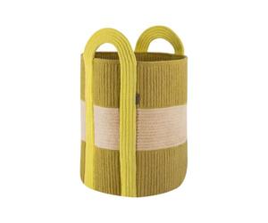 REMEMBER Colombo Basket Large Height 58 cm Diameter 40 cm Multi-Coloured Cylinder Shape Storage Basket Colourful