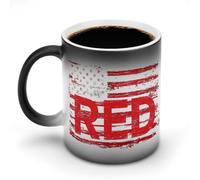 Remember Everyone Deployed Cute Color Changing Mug Ceramic Heat Sensitive Mugs Magic Coffee Cup with Handle 12 Oz