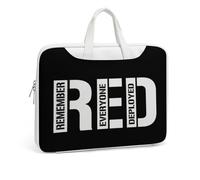 Remember Everyone Deployed Laptop Sleeve Bag with Crossbody Strap Handbag Briefcase for Work Fits 13-17 Inch