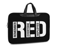 Remember Everyone Deployed Laptop Sleeve Bag with Crossbody Strap Handbag Briefcase for Work Fits 13-17 Inch