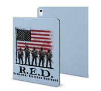 Remember Everyone Deployed R.E.D Friday Case Compatible for IPAD 2020 AIR 4 （10.9in） Tablet Cases Cover Protective Auto Wake/Sleep