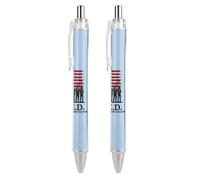 Remember Everyone Deployed R.E.D Friday Pens Retractable Ballpoint Pen Work Ball Points Writing Supplies Home Office 2 PCS