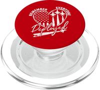 Remember Everyone Deployed - RED Friday Support Troops PopSockets PopGrip for MagSafe