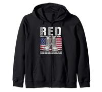Remember Everyone Deployed Until They All Come Home Zip Hoodie