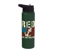 Remember Everyone Deployed Until They Come Home RED Friday Stainless Steel Insulated Water Bottle