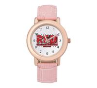 Remember Everyone Deployed Womens Leather Strap Elegant Lady Wrist Watches Casual Band Three-Hand Watch