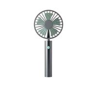 Remember Flow Graphite Fan, H 22.2 cm, Diameter Fan Head: 9.7 cm, Aluminium/Plastic - Portable Design Table Fan, Compact Fan for Office, Home or Travel, Mini Fan