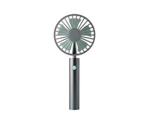 Remember Flow Graphite Fan, H 22.2 cm, Diameter Fan Head: 9.7 cm, Aluminium/Plastic - Portable Design Table Fan, Compact Fan for Office, Home or Travel, Mini Fan