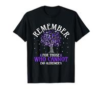 Remember For Those Who Cannot Alzheimer Awareness Butterfly T-Shirt
