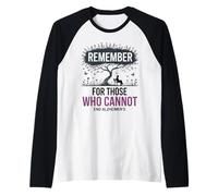 Remember for Those Who Cannot Alzheimer's Awareness Raglan Baseball Tee