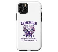 Remember For Those Who Cannot Alzheimer's Awareness Ribbon Case for iPhone 11 Pro