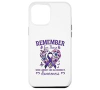 Remember For Those Who Cannot Alzheimer's Awareness Ribbon Case for iPhone 12 Pro Max