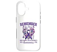 Remember For Those Who Cannot Alzheimer's Awareness Ribbon Case for iPhone 17