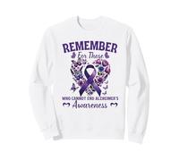 Remember For Those Who Cannot Alzheimer's Awareness Ribbon Sweatshirt