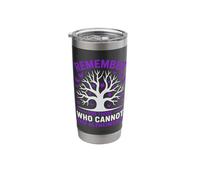 Remember for Those Who Cannot End Alzheimer's Awareness Tee Stainless Steel Insulated Tumbler