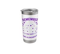 Remember for Those Who Cannot End Alzheimer's Awareness Tee Stainless Steel Insulated Tumbler