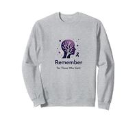 Remember For Those Who Cant Alzheimers Awareness Support Sweatshirt, Adult Unisex, Heather Grey, L