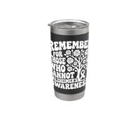Remember for Those who Don't Know Alzheimer's Awareness Stainless Steel Insulated Tumbler