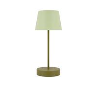 Remember Fresh USB Rechargeable Table Lamp, Modern, Plastic, Dimmable, LED, 33.5 cm (Height), 14.5 cm (Diameter), 0.7 kg, Beige, Outdoor Use, Touch Control, 50 hours Battery Life, Model Number LT03