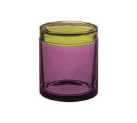 REMEMBER Glass Jar M Purple / Green - 1.3 L - Food-Safe, Handmade