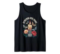Remember her Name iryna Candle Moths Flowers Tank Top