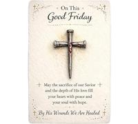 Remember His Sacrifice Cross Enamel Pin - A Timeless Symbol of Faith and Redemption,Inspirational Christian Accessory for Church, Easter and Daily Wear (1PC)