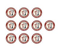 Remember Kids Electricity Will Kill You Sticker - 10 Pack Electricity Will Kill You Hard Hat Stickers for Men Lineman, Electrician Warning Sticker for Tool Box, Car, Helmet, Electric Meter Box