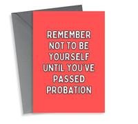 Remember Not To Be Yourself New Job Card